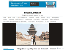 Tablet Screenshot of nepaliaustralian.com